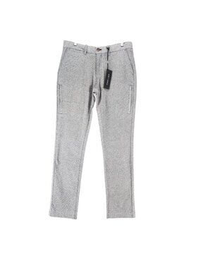 Nifty Genius Pants Mens 30x32 Gray Stretch Mid Rise Dress Pant Trouser  *NWT*